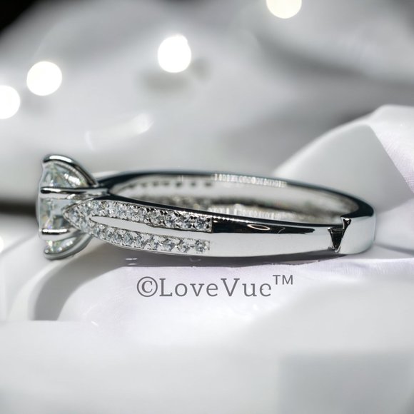 Certified 1ct. t.w. Diamond Solitaire Engagement Wedding Ring - Picture 5 of 15